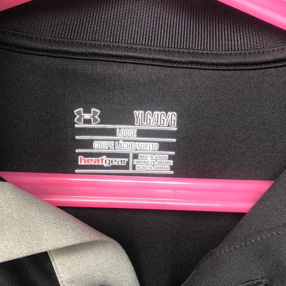 Boys Under Armour Golf Polo Size YL - Picture 2 of 3